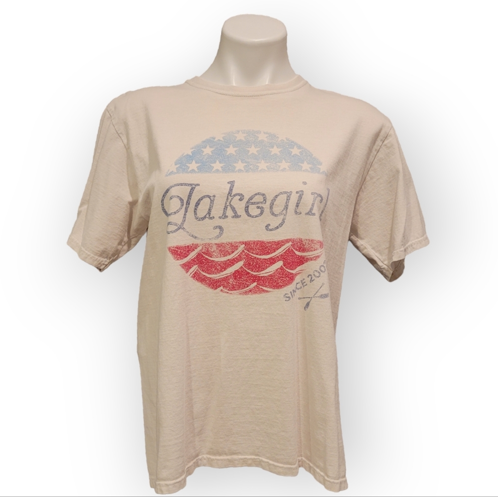 NWOT Lakegirl Small Patriotic Short Sleeve T-shirt